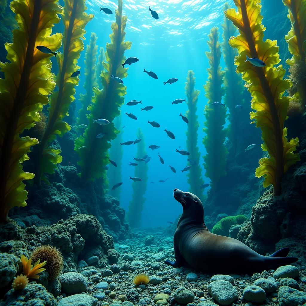 Kelp Forest Photography Showcasing Marine Life Diversity