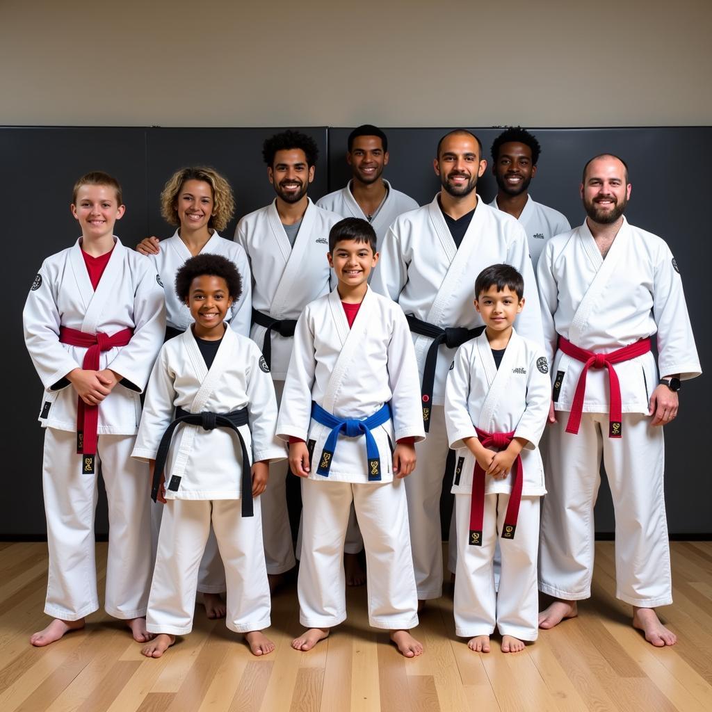 Group of Martial Arts Students in Kernersville NC