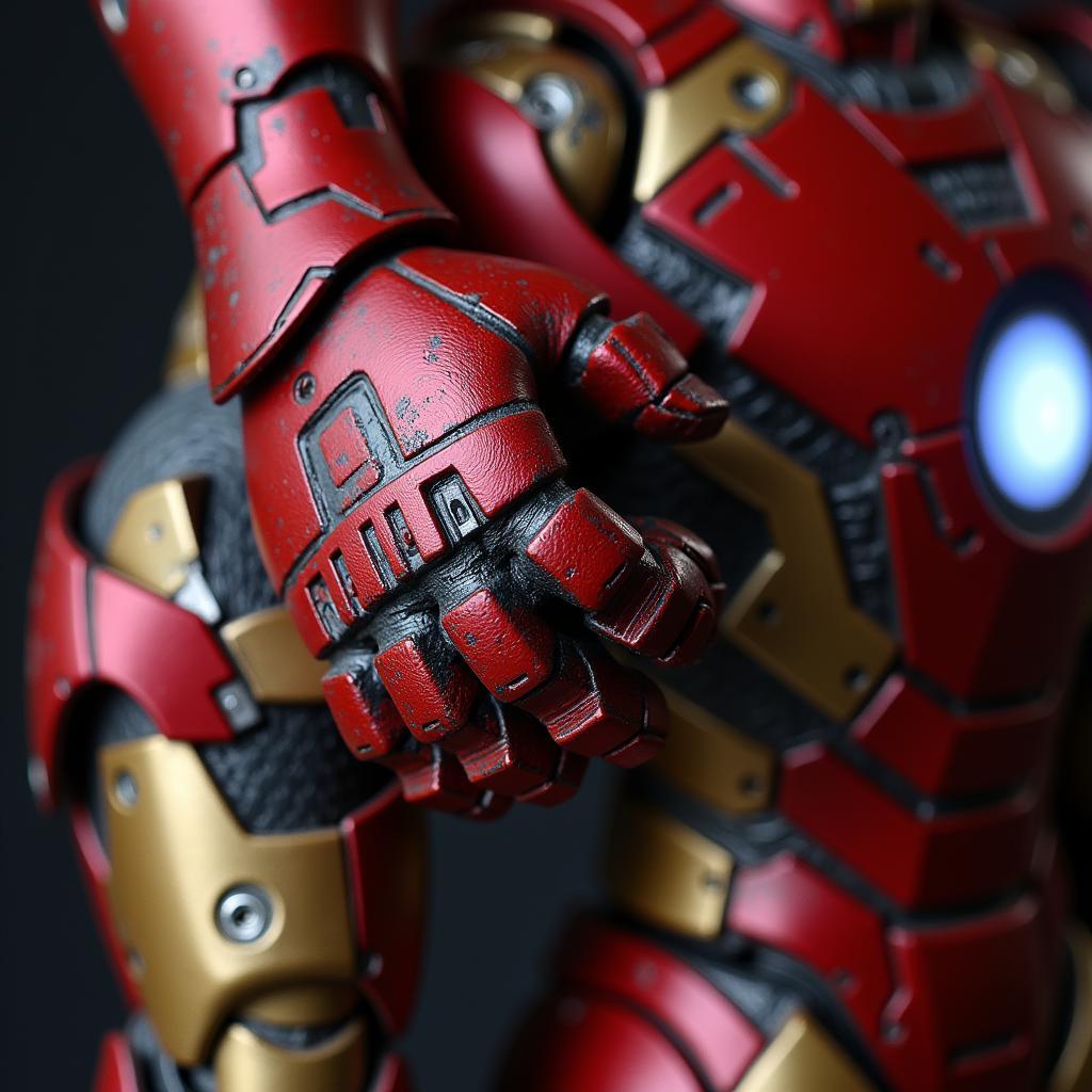 King Arts Iron Man Figure Detail