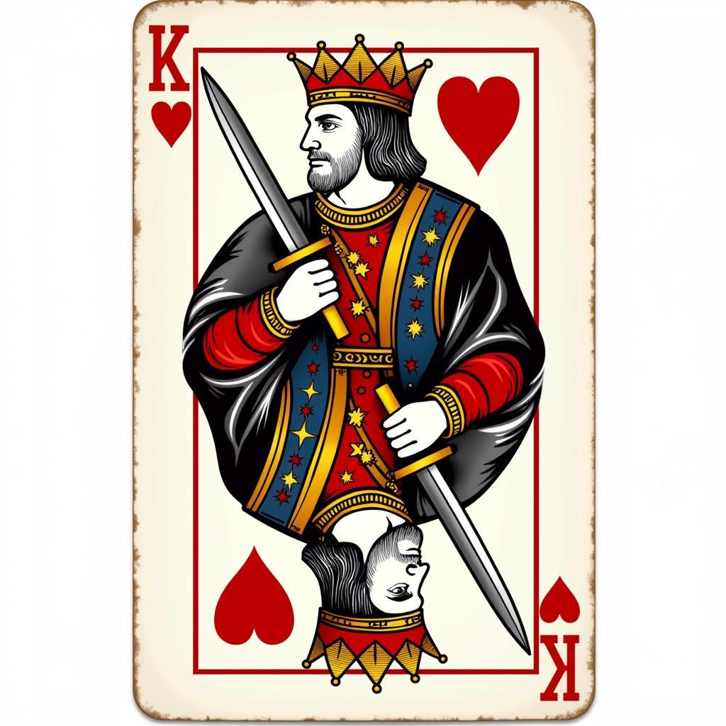 King of Hearts Traditional Playing Card