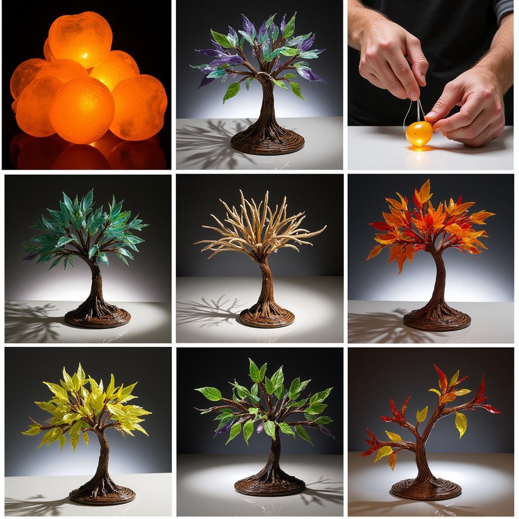 Kitras Art Glass Tree of Life Sculpture Creation Process