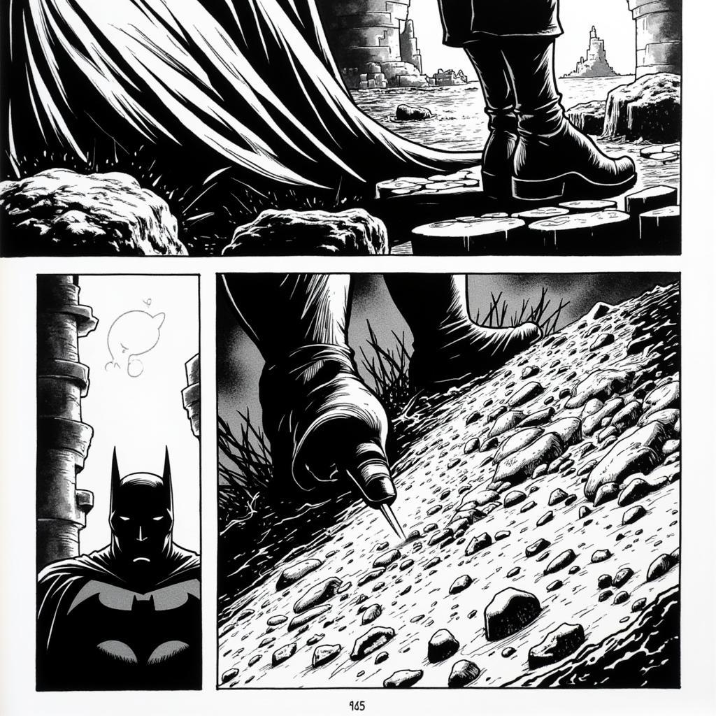 Klaus Janson Inking Style in The Dark Knight Returns