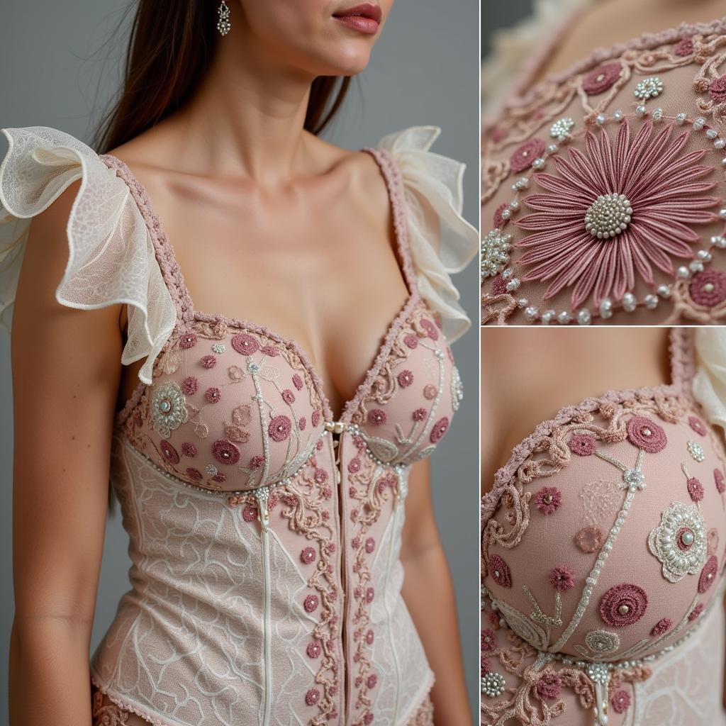 Intricate Details of Kristina U's Art Lingerie