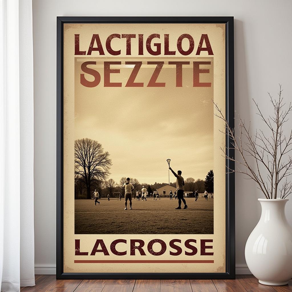 Lacrosse Vintage Wall Art