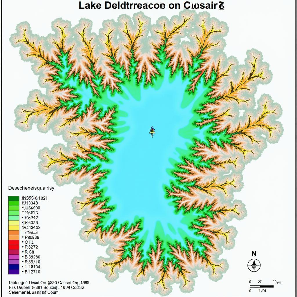 Digital Art Visualization of Lake Topography for Ecological Studies