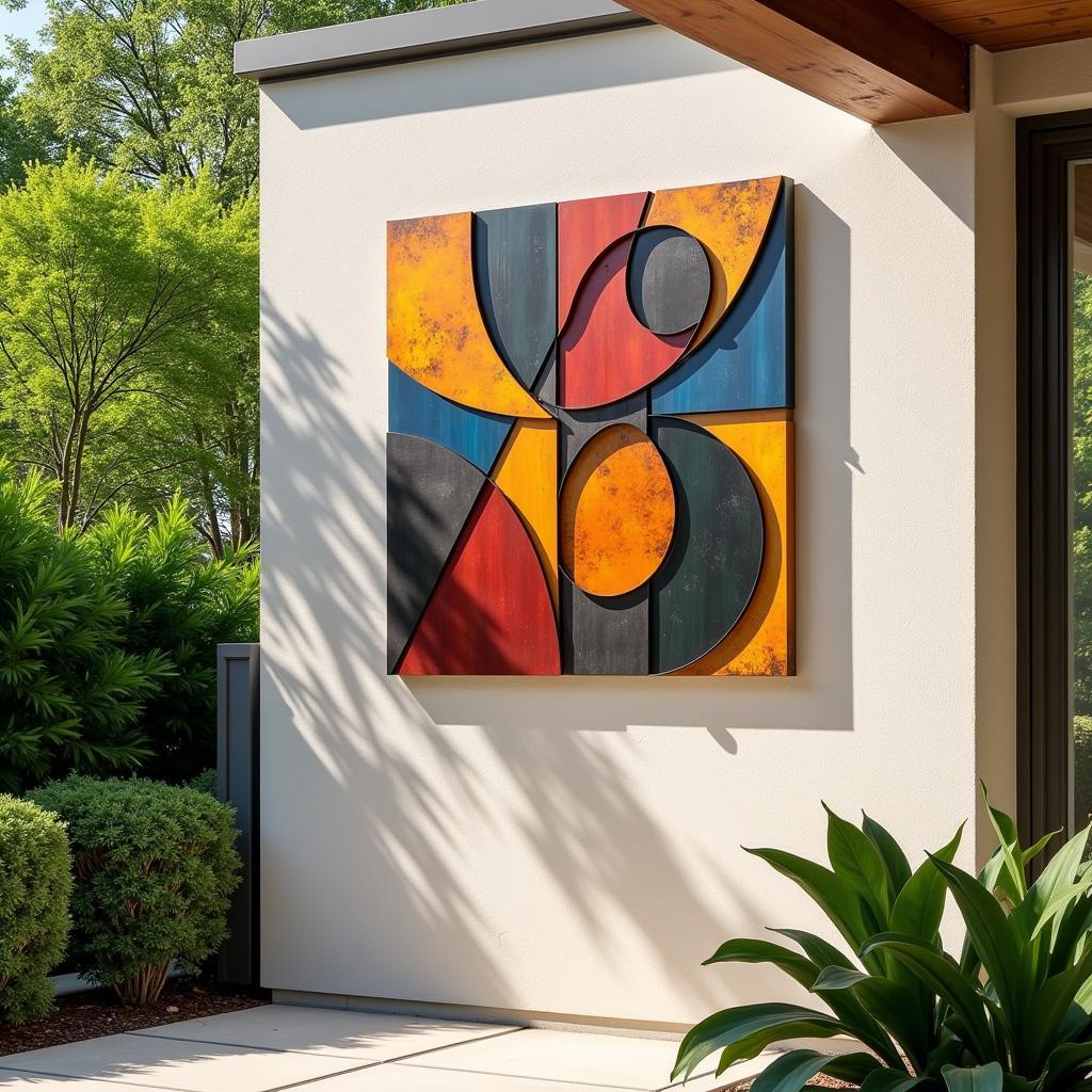 Modern Metal Wall Art for Patios