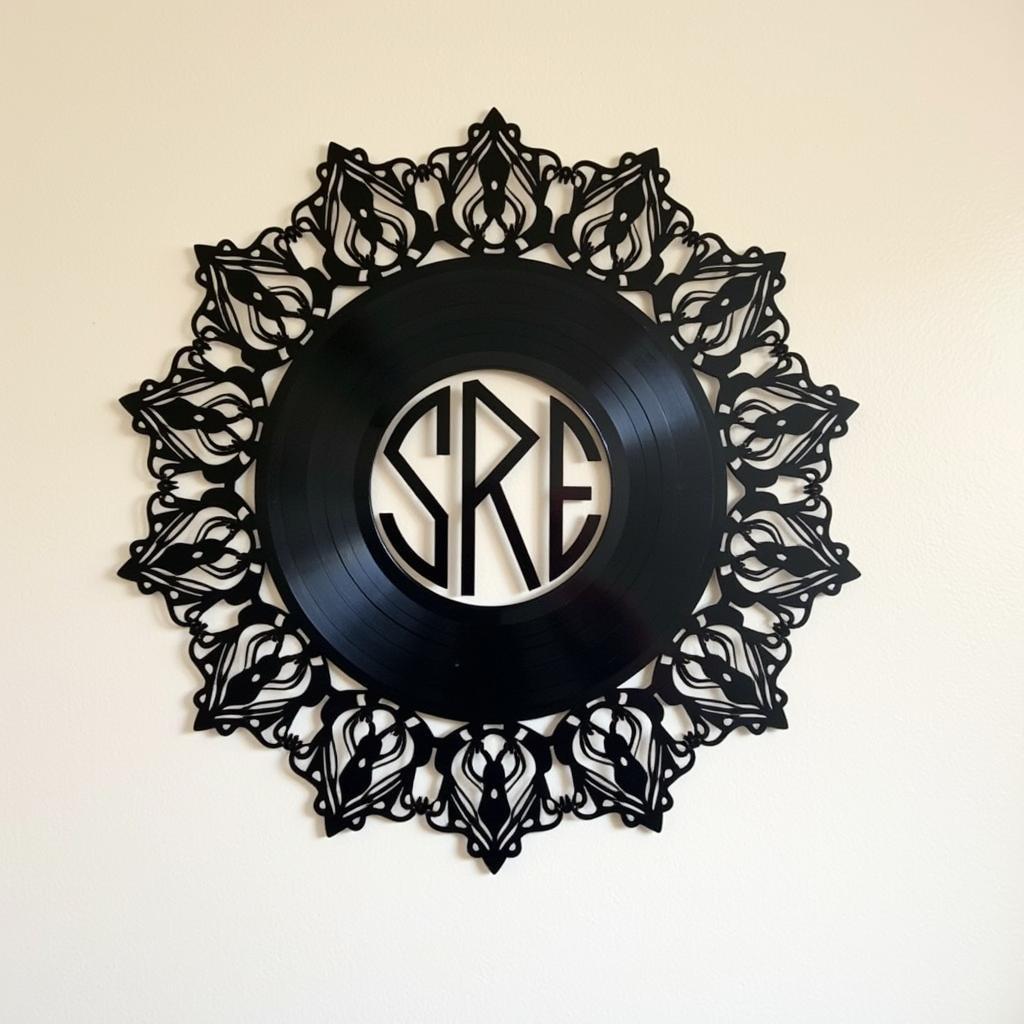 Personalized Laser Cut Vinyl Record Wall Art