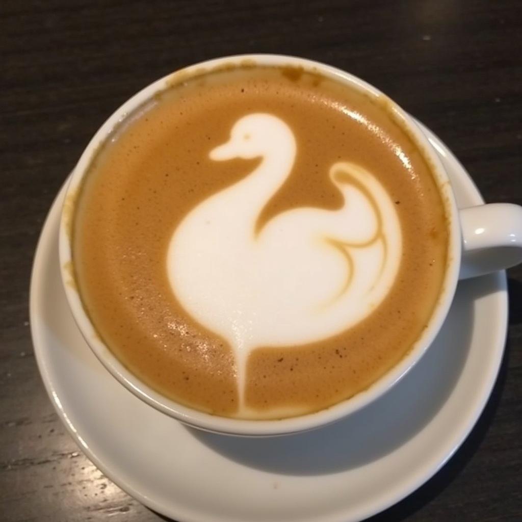 Latte Art created with the Schaerer Coffee Art C