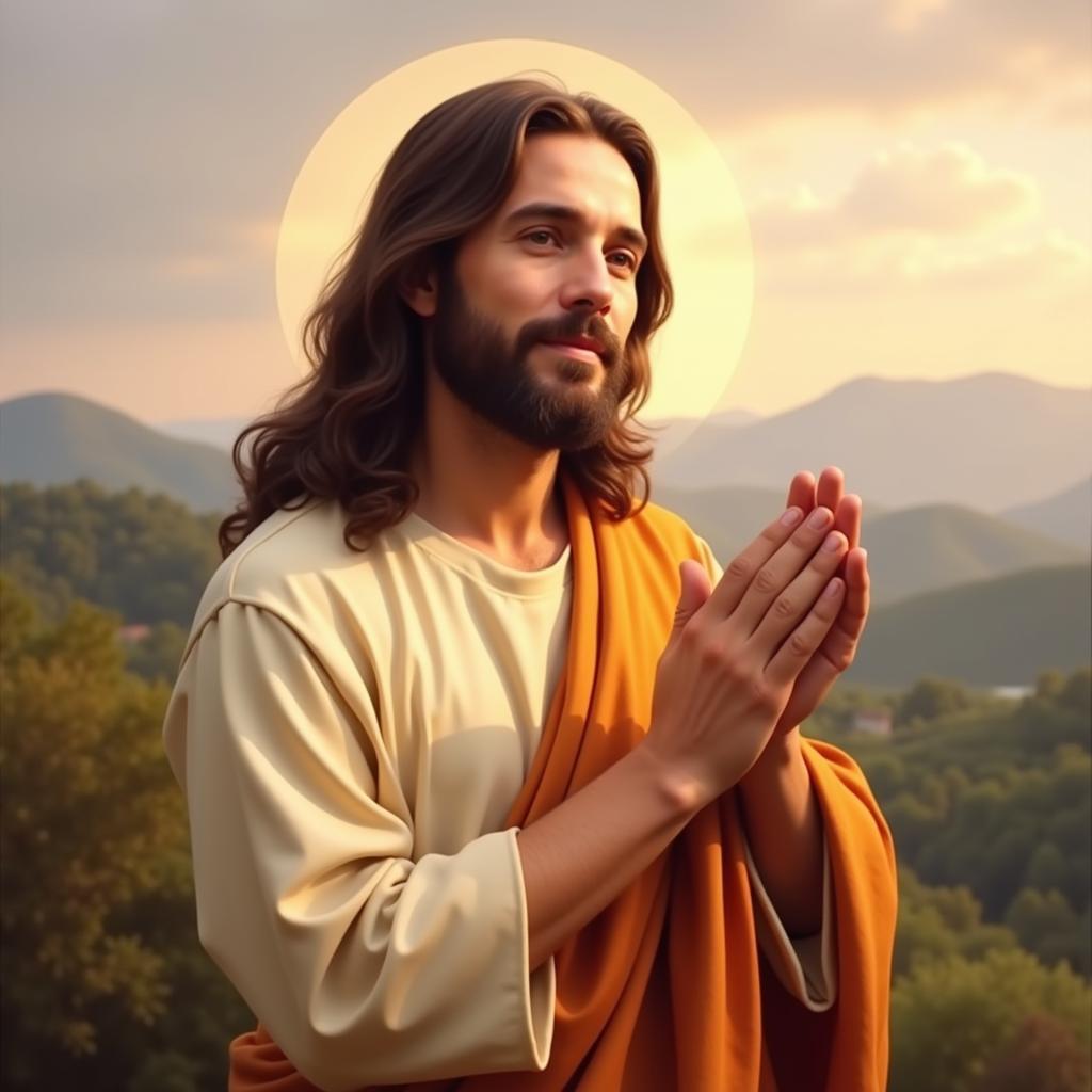 Digital Painting of LDS Savior