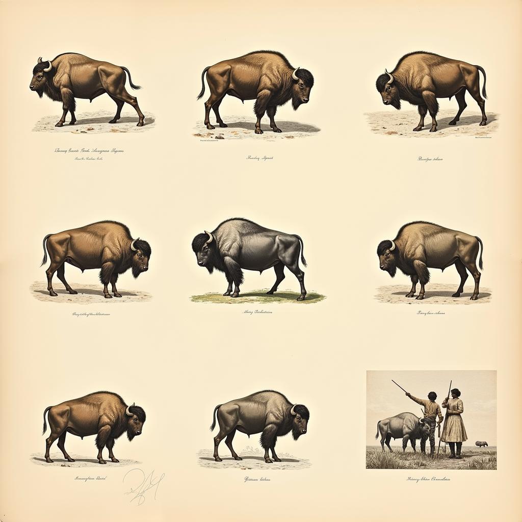 Historical Examples of Ledger Art Buffalo