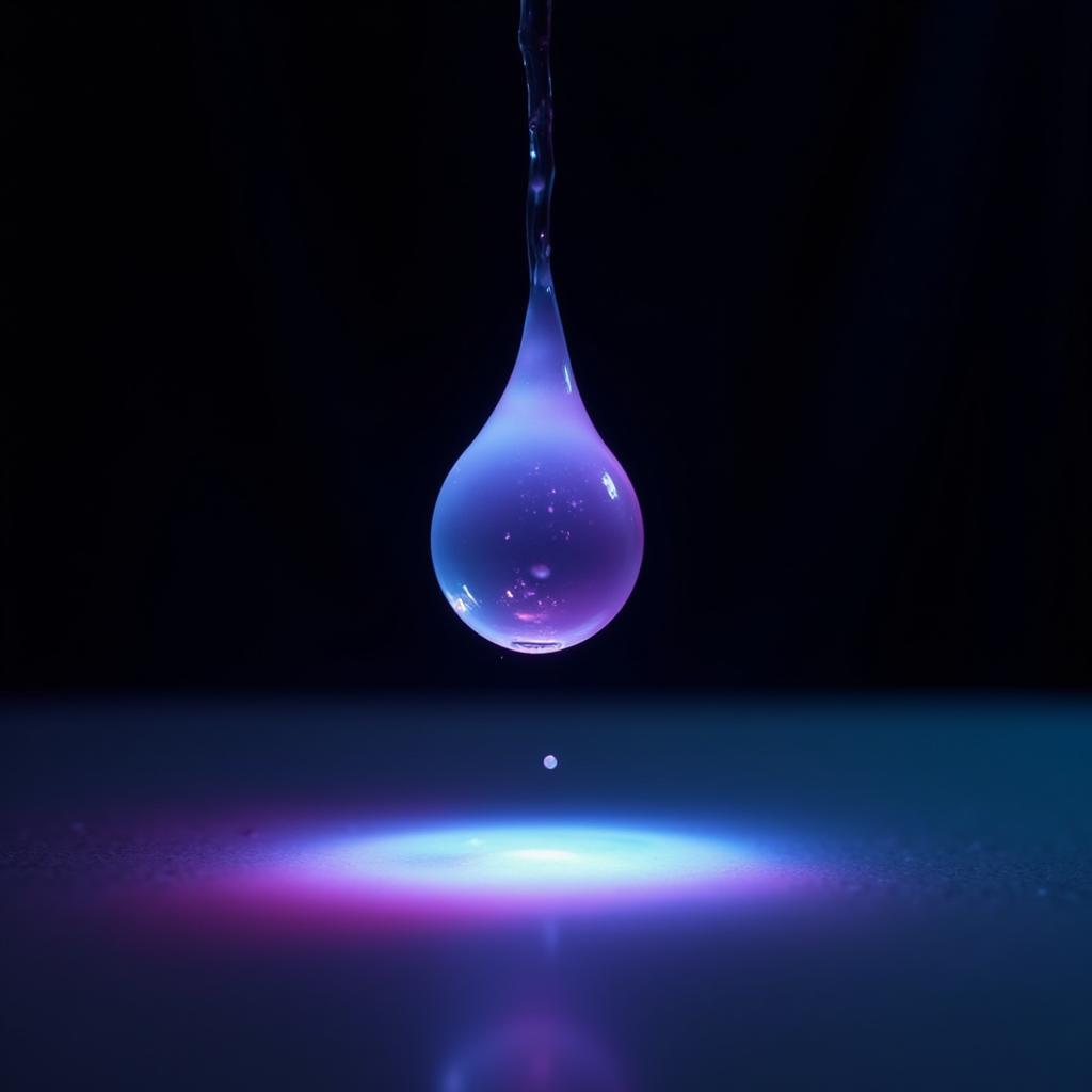 Levitating Water Droplet Art Using Acoustic Levitation