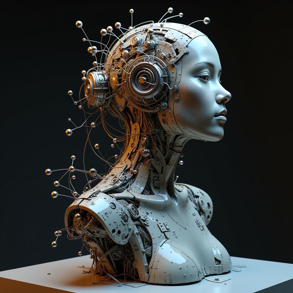 Lewis Chamberlain Digital Sculpture: Human & Technology Interaction