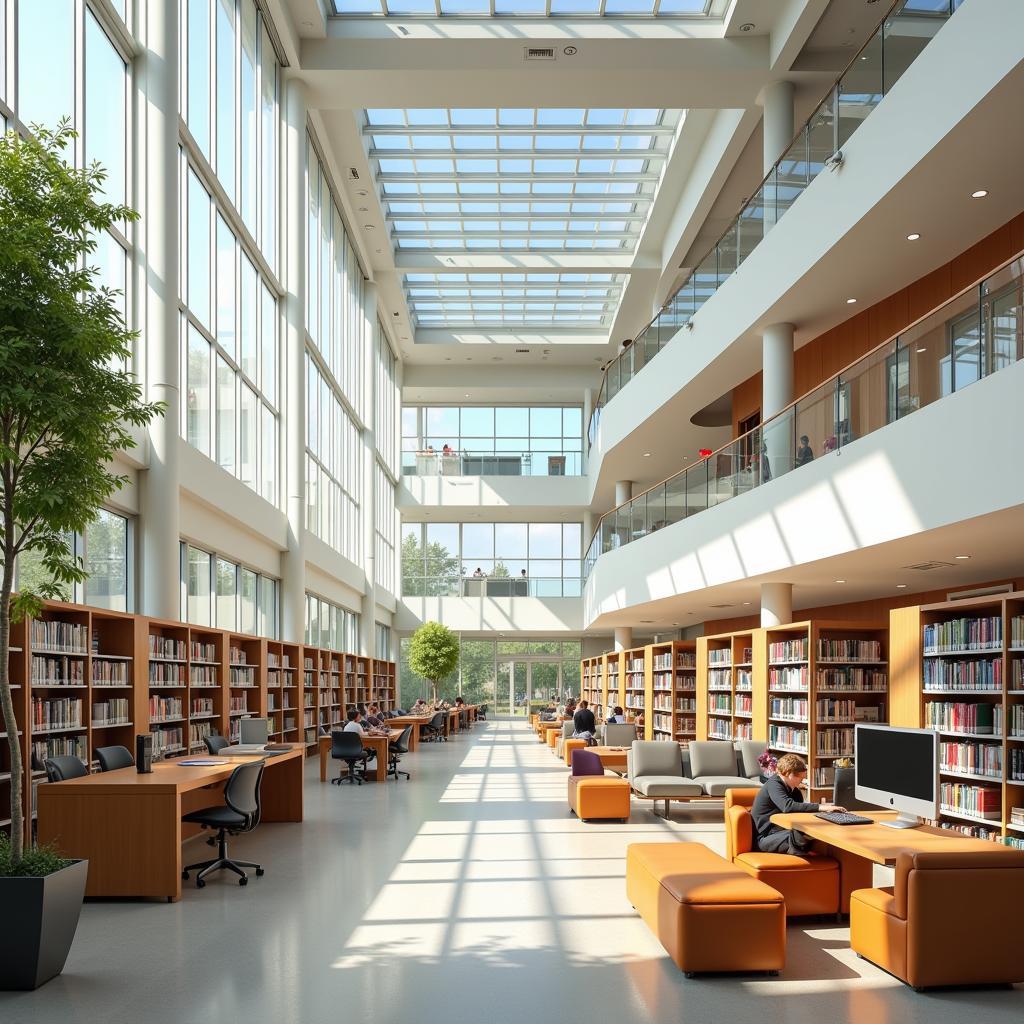 Modern Liberal Arts Building Library