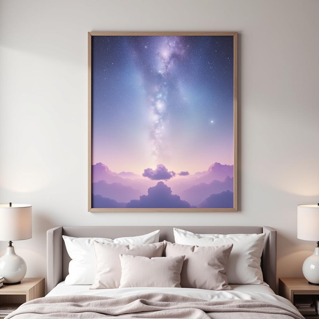 Libra Constellation Wall Art for Bedroom