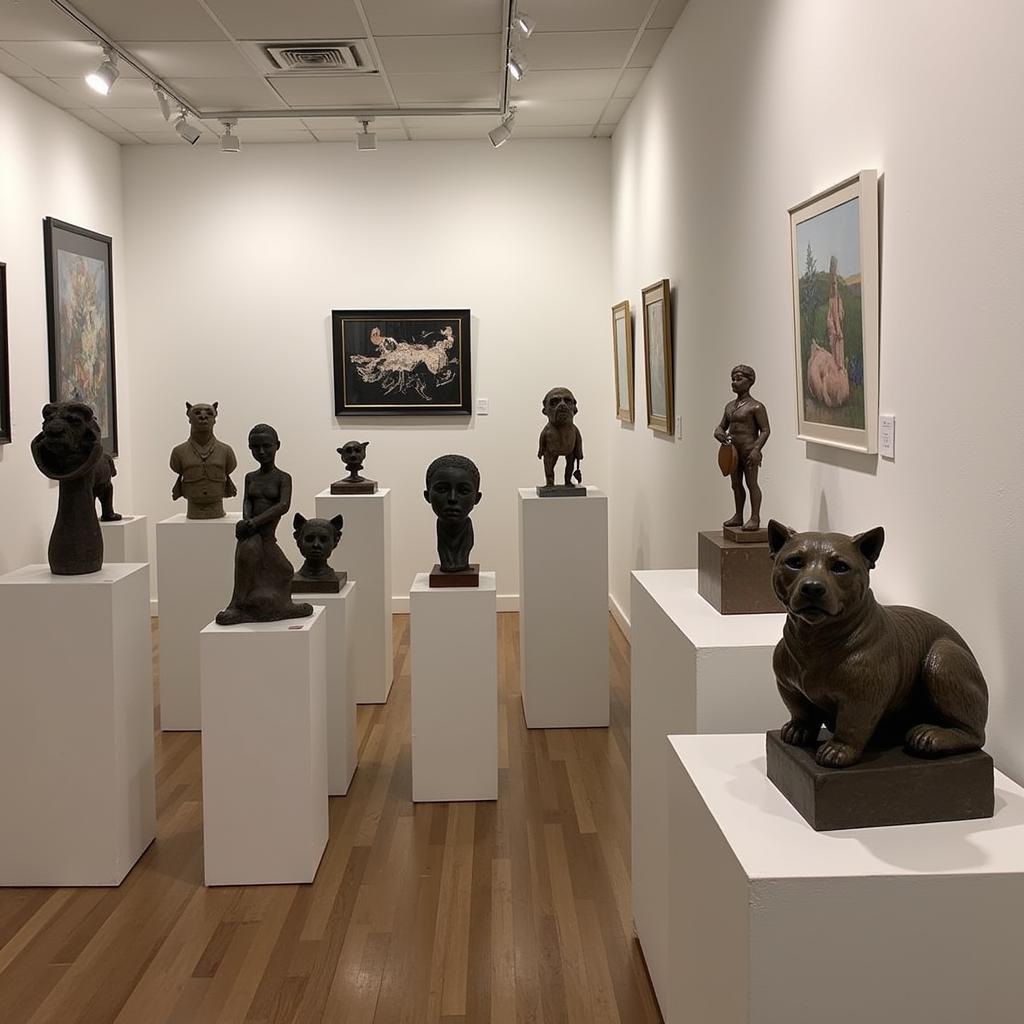 Livingston MT Art Gallery Sculpture Exhibit