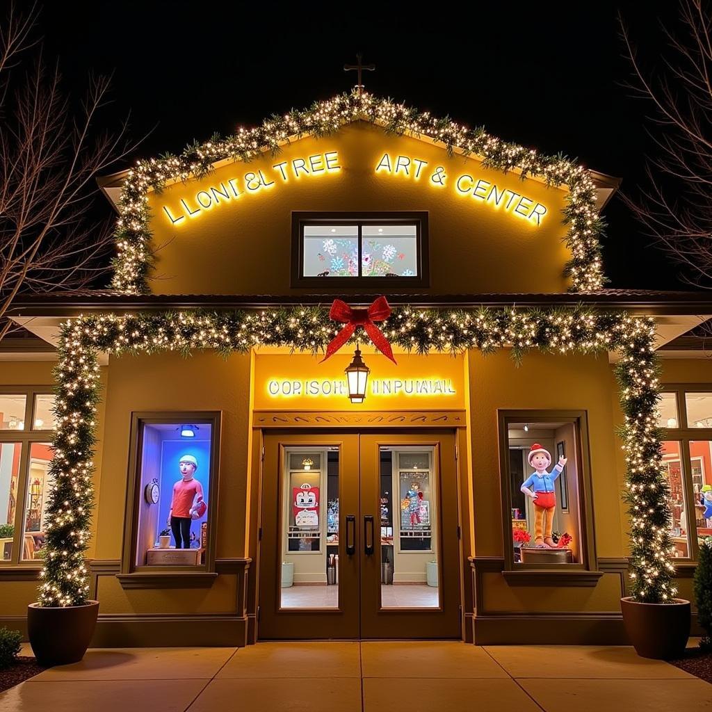 Lone Tree Arts Center Holiday Decorations