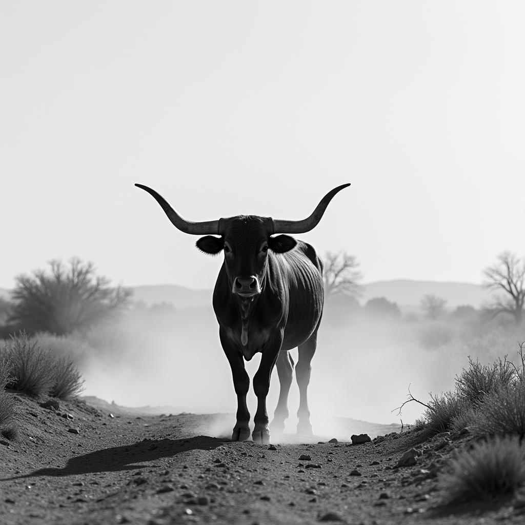 Longhorn Cattle Photography in Natural Habitat