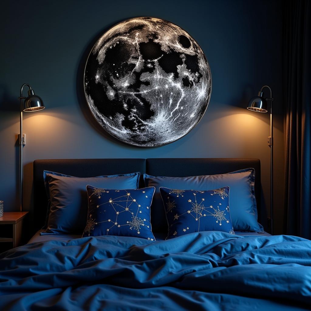 Lunar Wall Art Bedroom Ideas: Inspiring Designs for a Tranquil Space