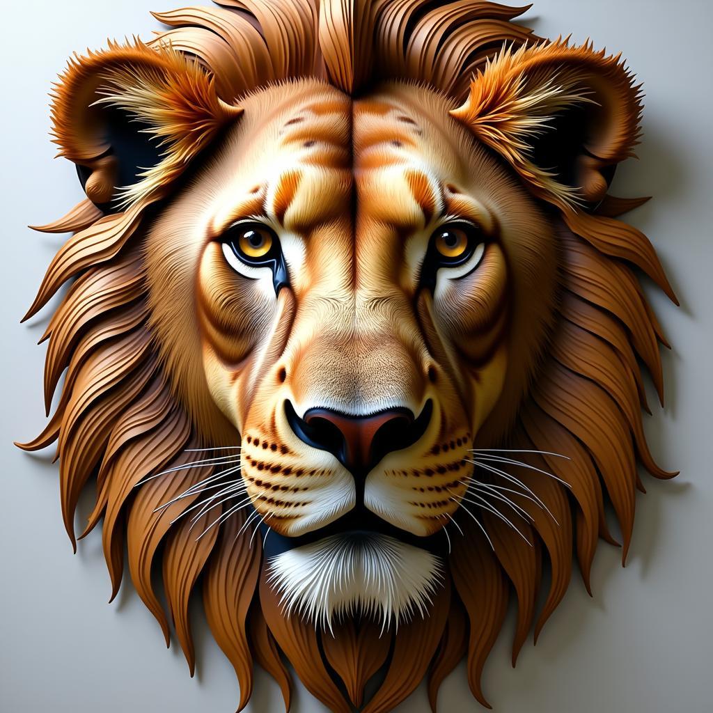 Majestic Lion Metal Wall Art for a Bold Statement