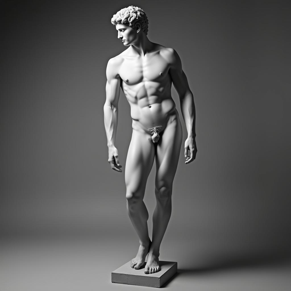 Classical Pose in Male Nude Photography