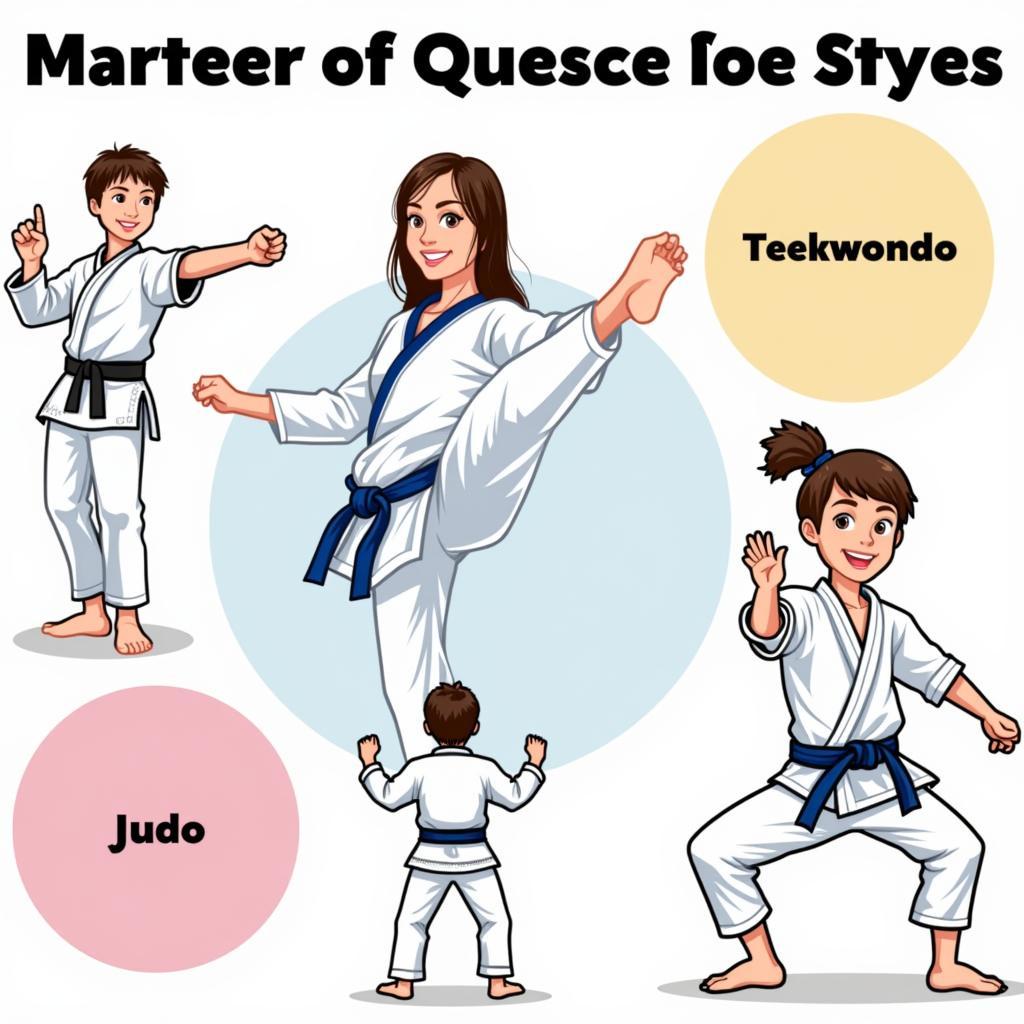 Different martial arts styles for autism