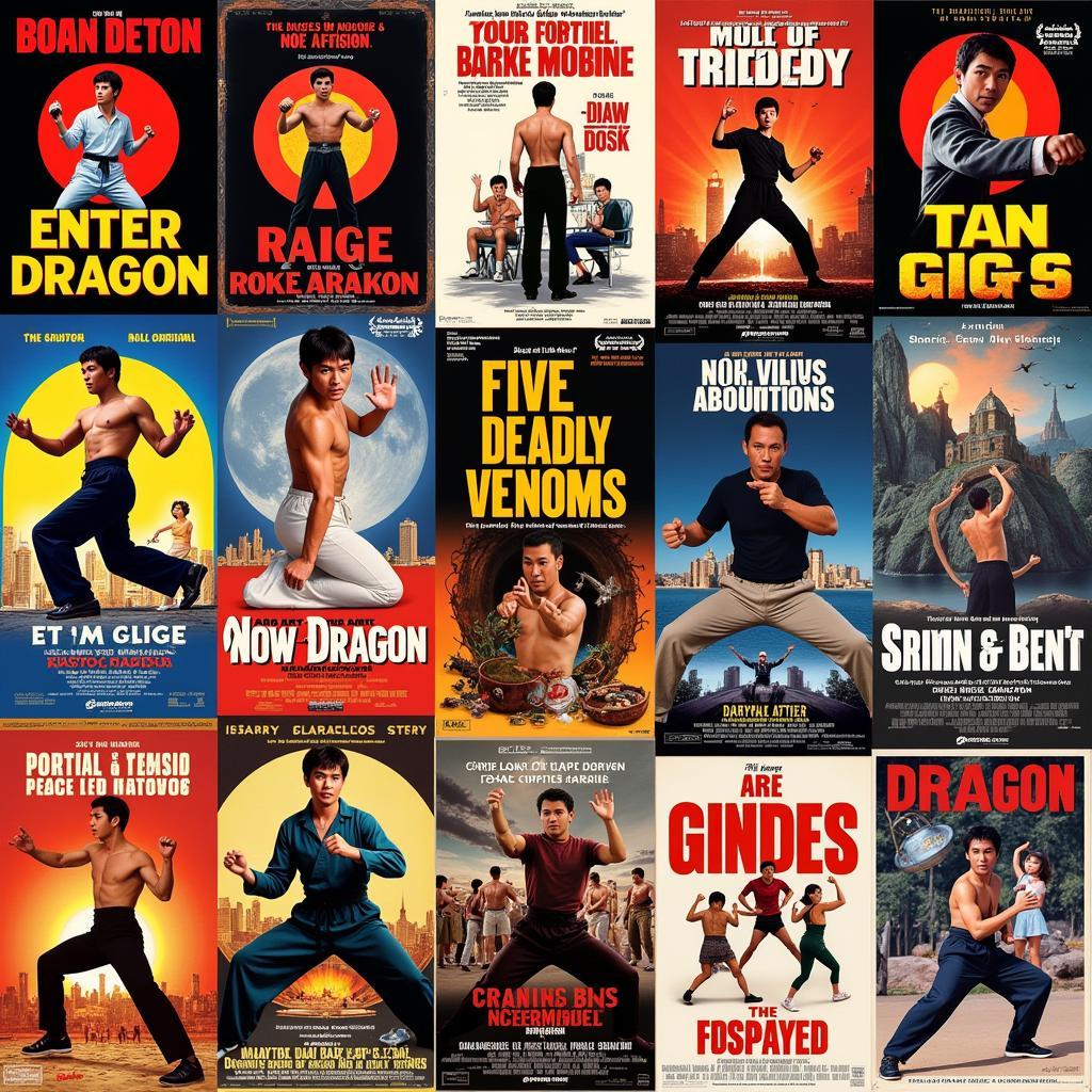 Classic Examples of Martial Arts Film Posters