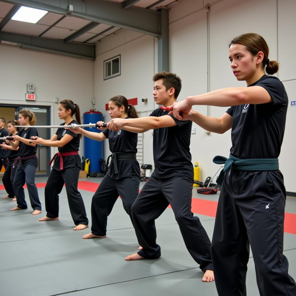 Martial arts weapons training options available nearby