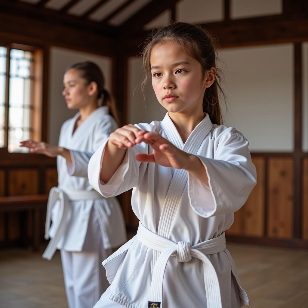 Martial Arts White Belt Beginner Training