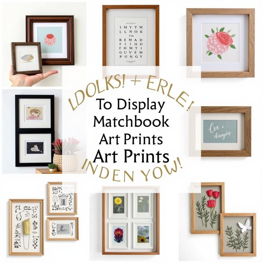 Creative Ways to Display Matchbook Art Prints