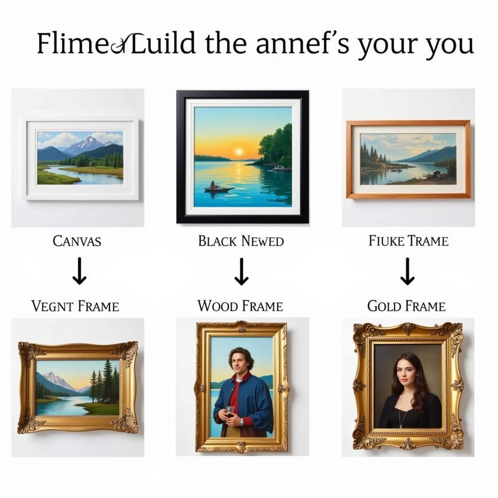 Matching Canvas Art Frame to Artwork