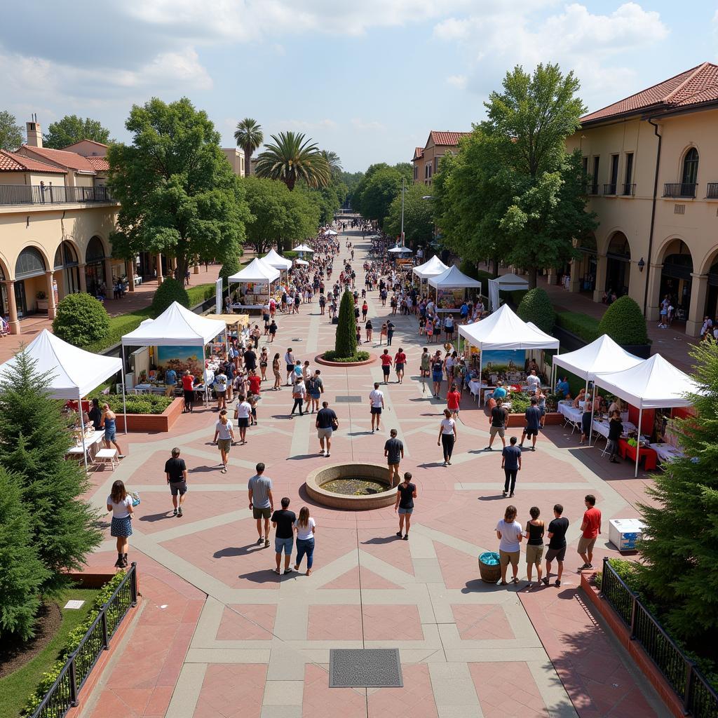 Medina Square during Art in the Park