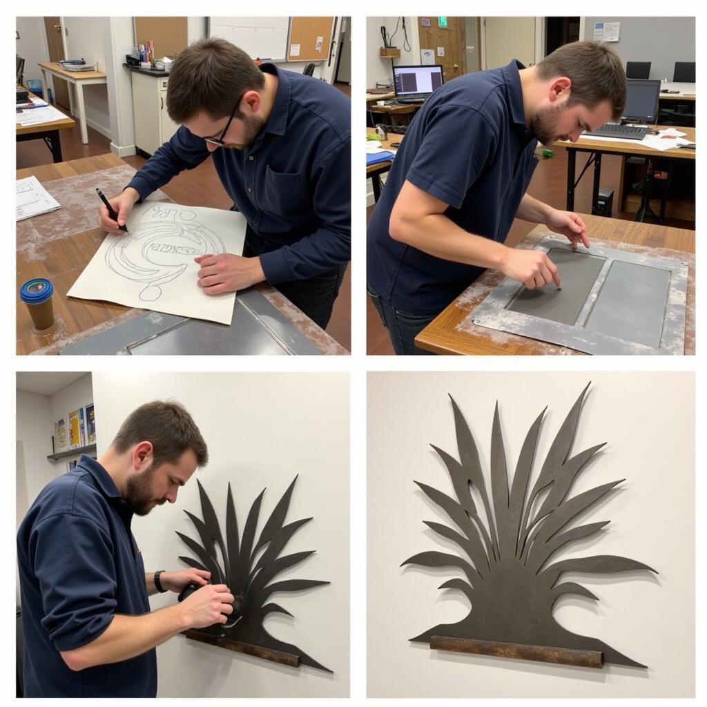 Metal Wall Art Creation Process