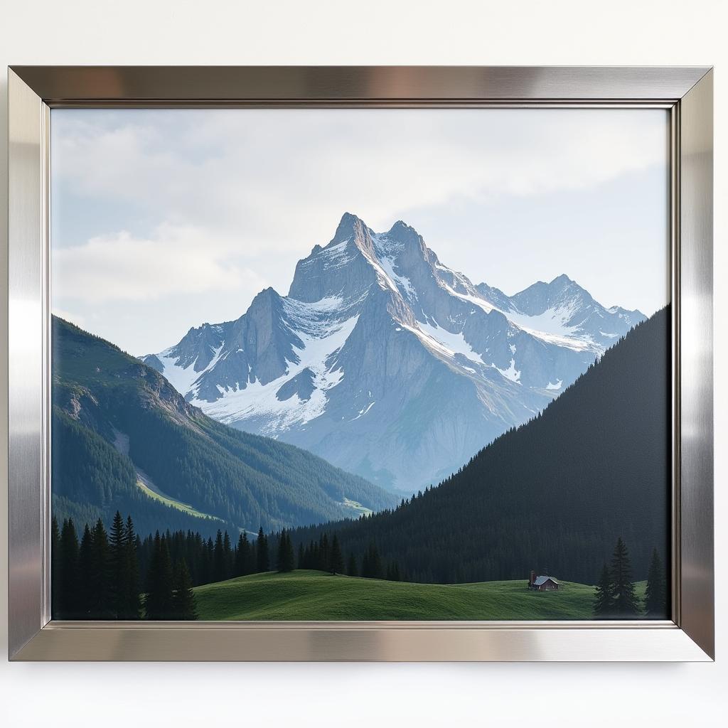 Metallic Framed Landscape Photography