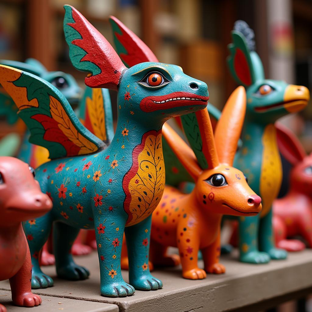 Oaxacan Alebrijes Wood Carvings