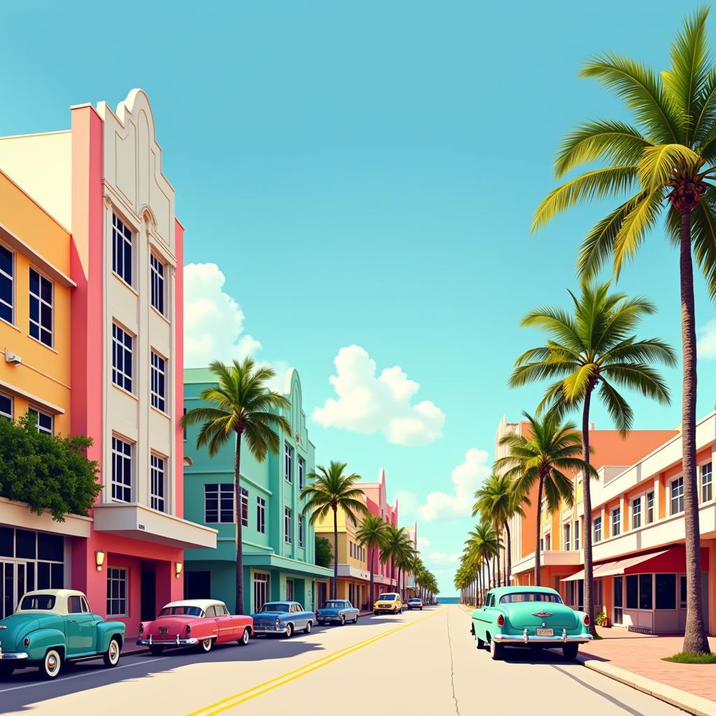 Miami Art Deco Architecture Prints