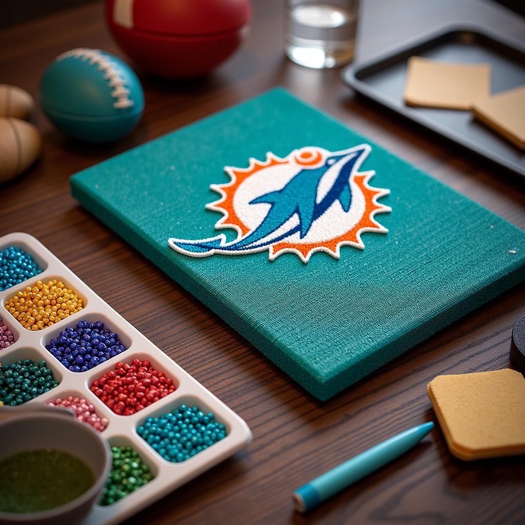 Miami Dolphins Diamond Art Kit