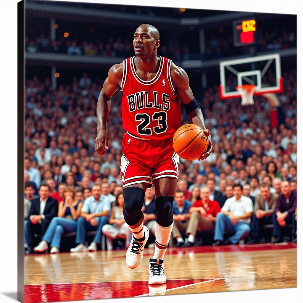 Michael Jordan Chicago Bulls Canvas Wall Art