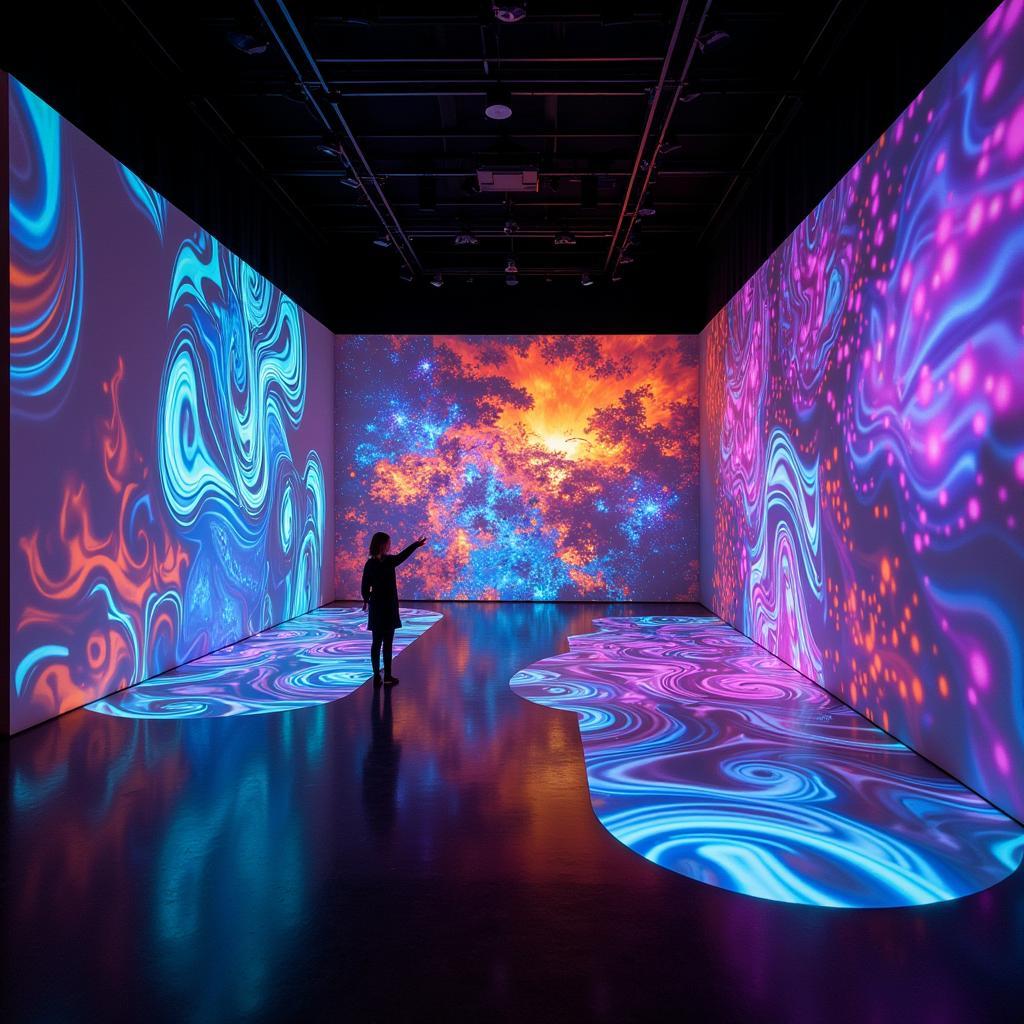 Michael Kirwan's Interactive Digital Art Installation