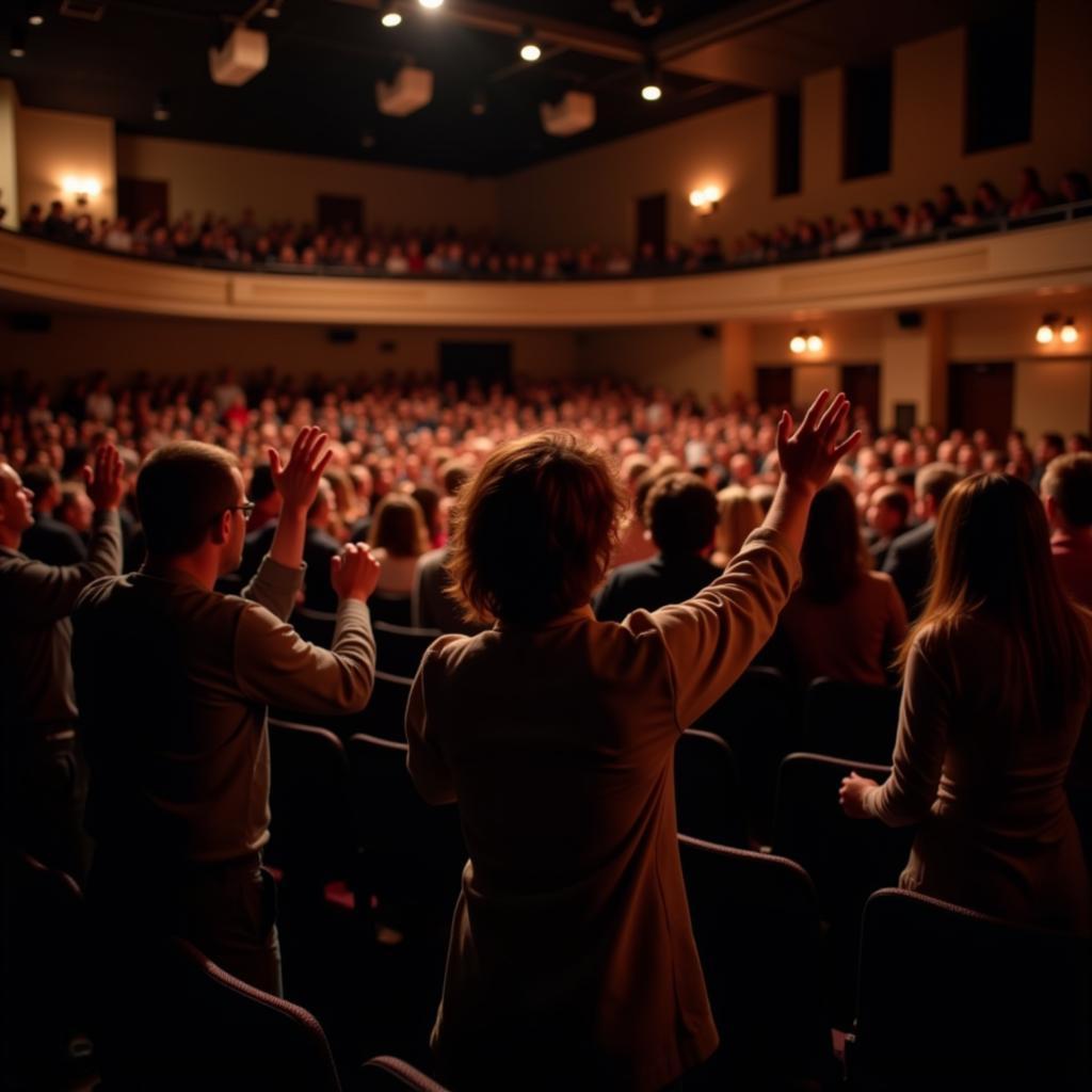 Michael T. Lake Performing Arts Center Audience Applauding