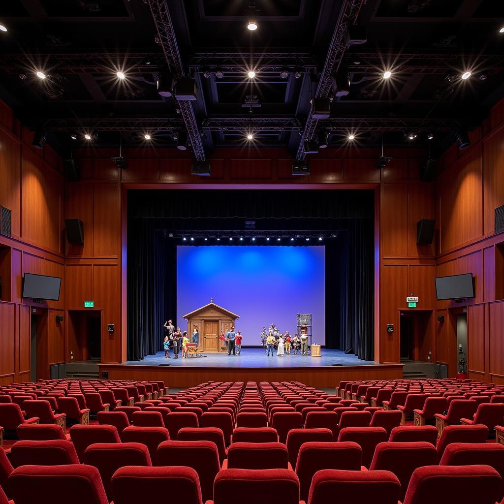 Michael T. Lake Performing Arts Center Stage View