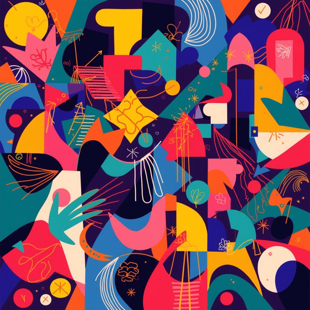 Michael Zulli's Abstract Digital Art with Geometric Shapes