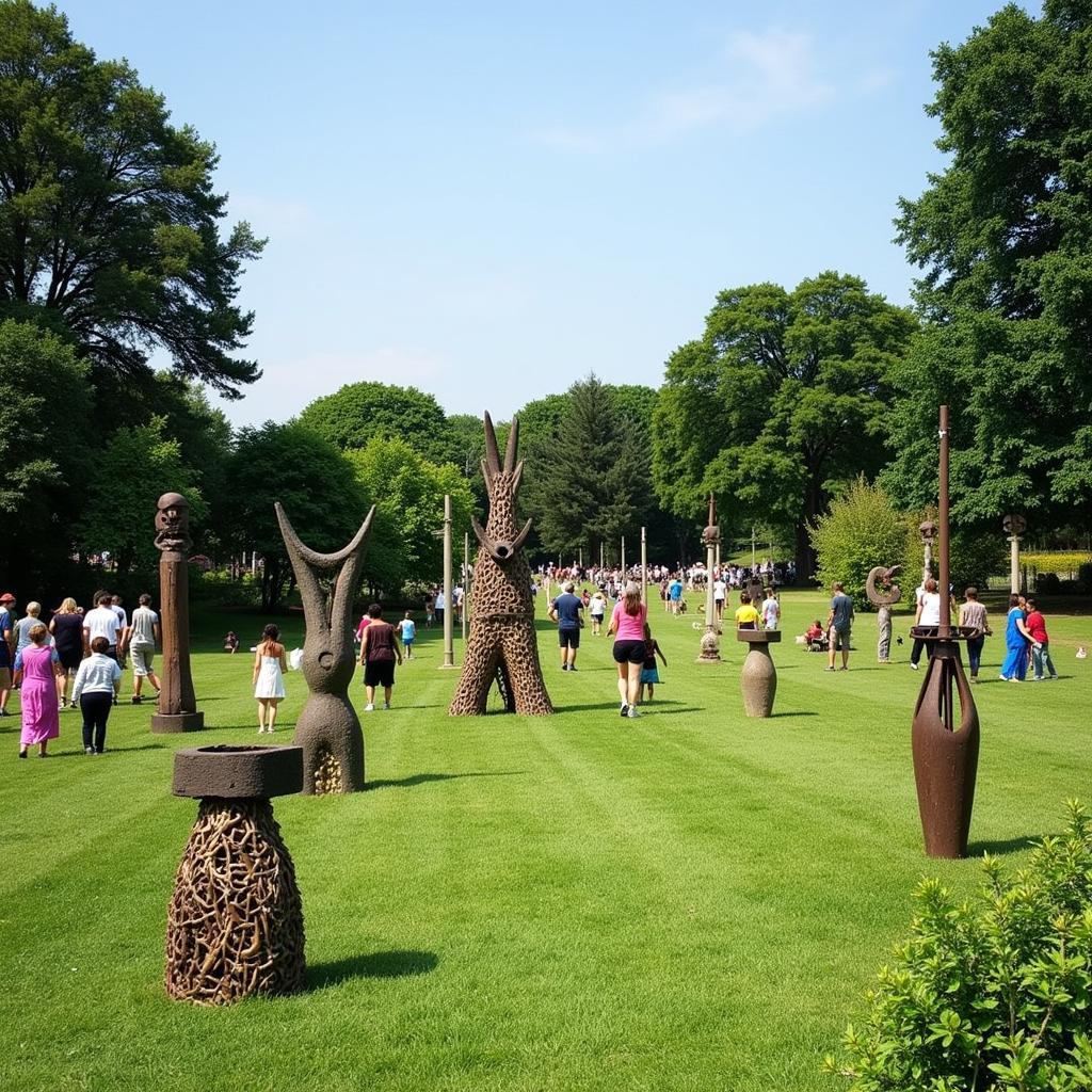 Michaywe Arts Fair Sculpture Garden