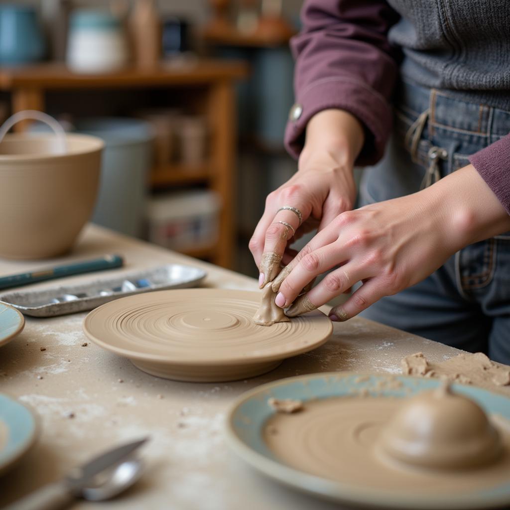 Michigan Art Store: Artist at Work