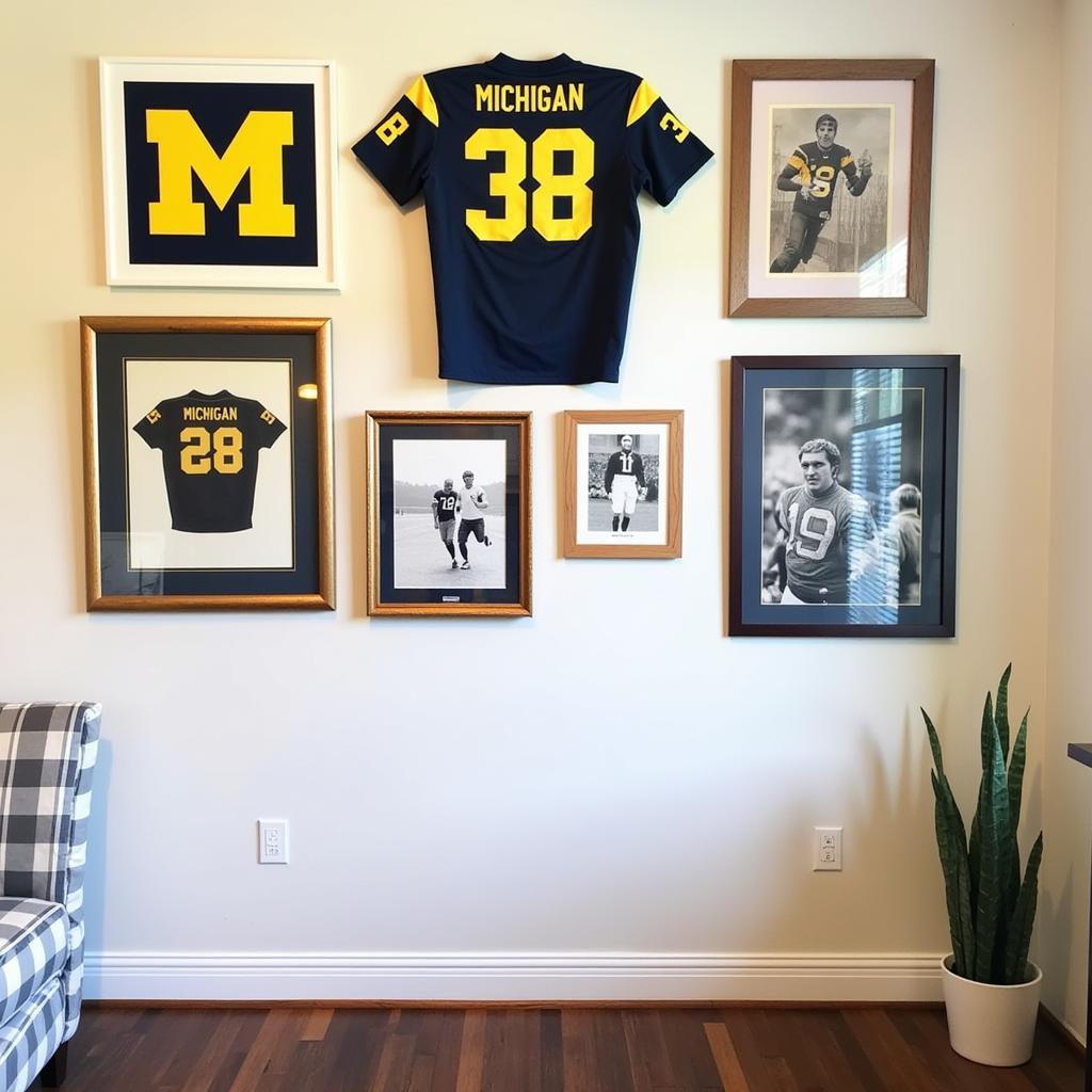 Michigan Football Wall Art Gallery Wall Ideas