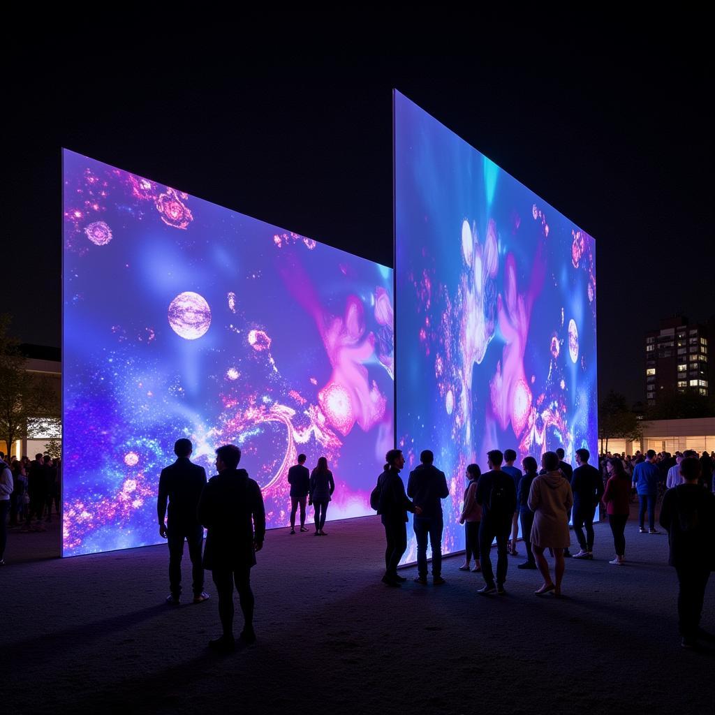 Interactive Art Installation at Midsummer Festival