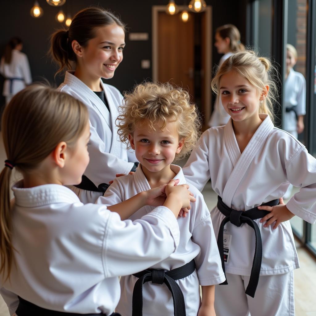 Group of Students at a Midwest Martial Arts Academy