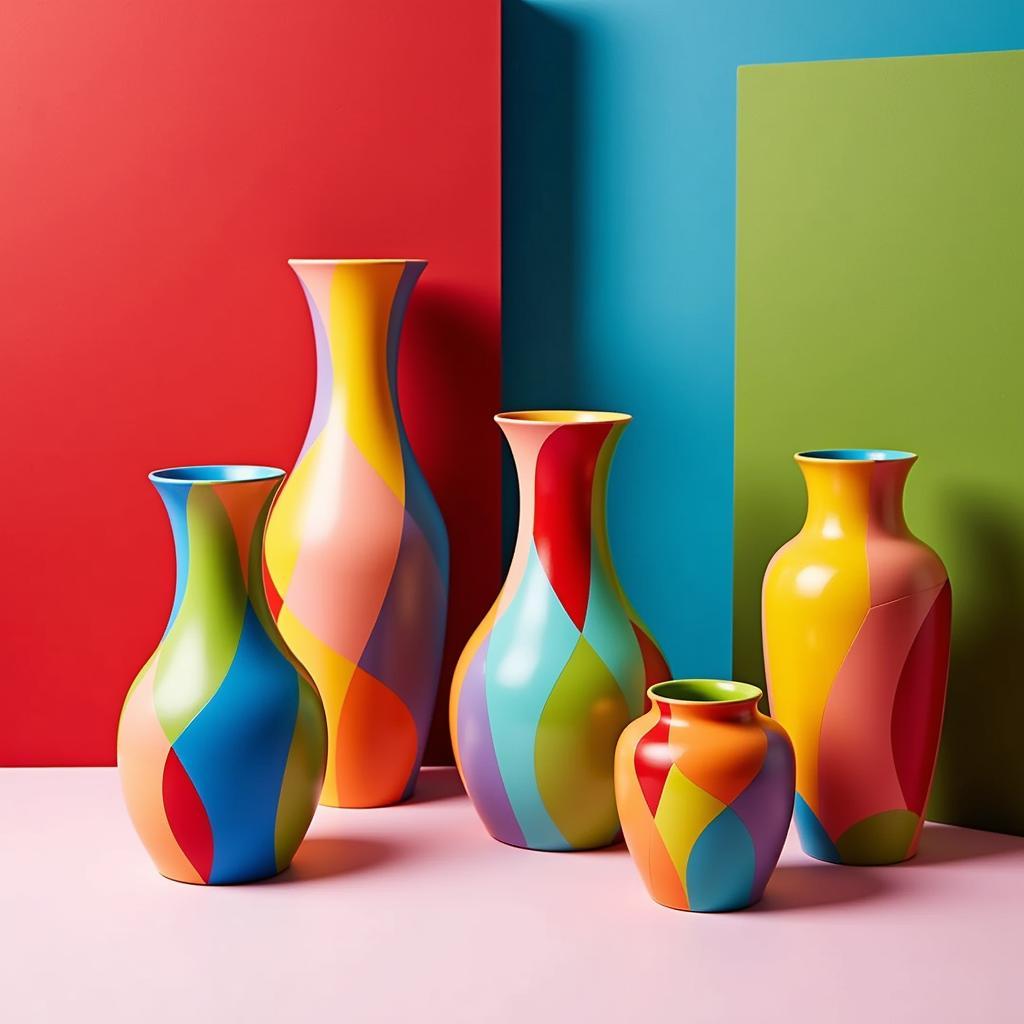 Mikasa Modern Geometric Vase Collection