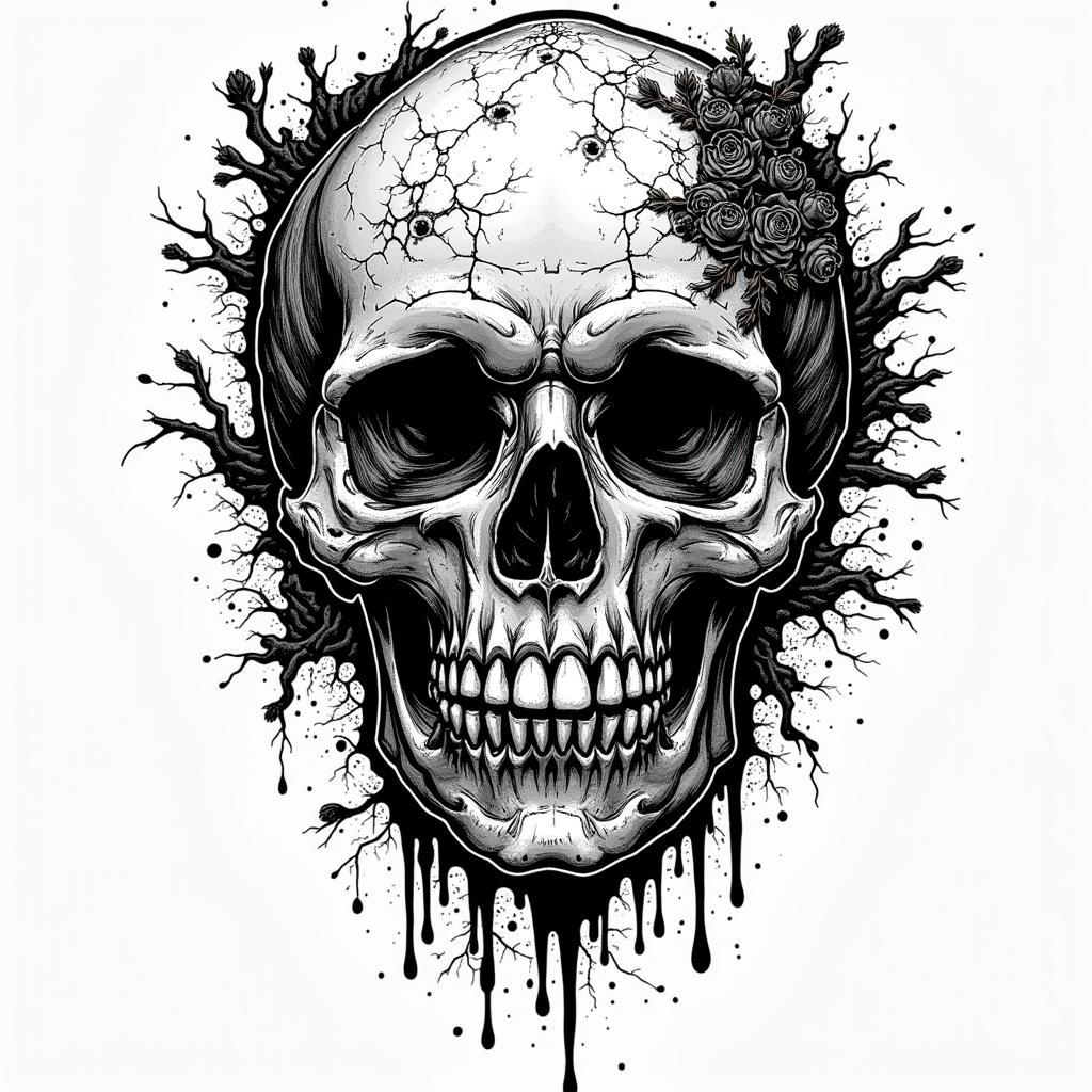 Mike Giant Iconic Skull Artwork