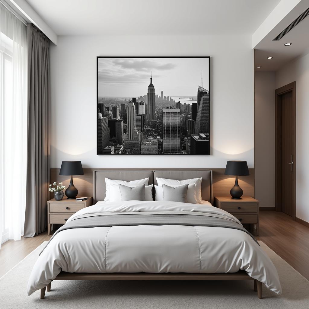 Minimalist Wall Art Ideas for Men's Bedrooms