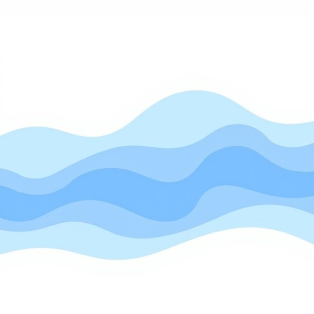 Minimalist Nature Art: Ocean Waves